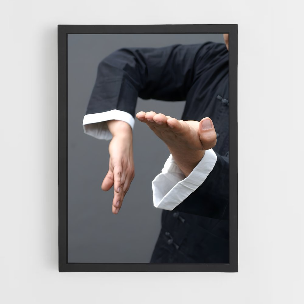 Poster Duel d'Artistes – affiche Wing Chun (vue 2)